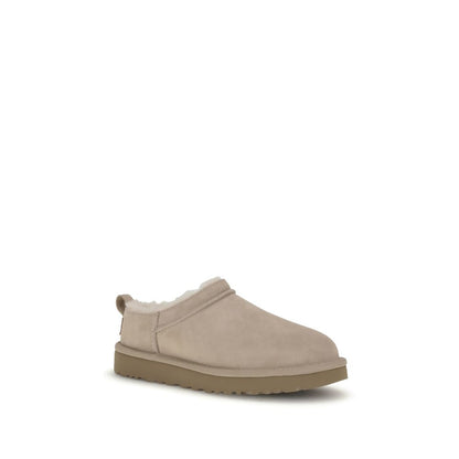 UGG Beige Leather Moccassin