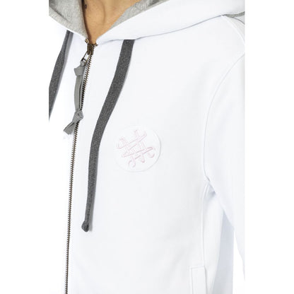 Mr&Mrs Italy White Cotton Women Sweatshirt Top