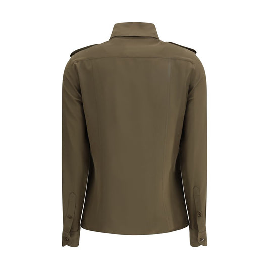 Tom Ford Green Silk Dress Shirt