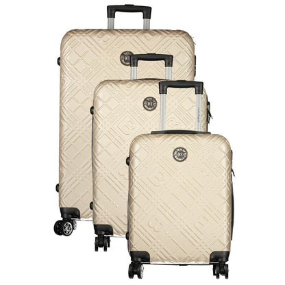 Laura Biagiotti Gold Polyethylene Luggage And Travel
