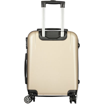 Laura Biagiotti Gold Polyethylene Luggage And Travel
