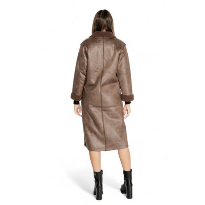 Cleré Brown Polyester Coat