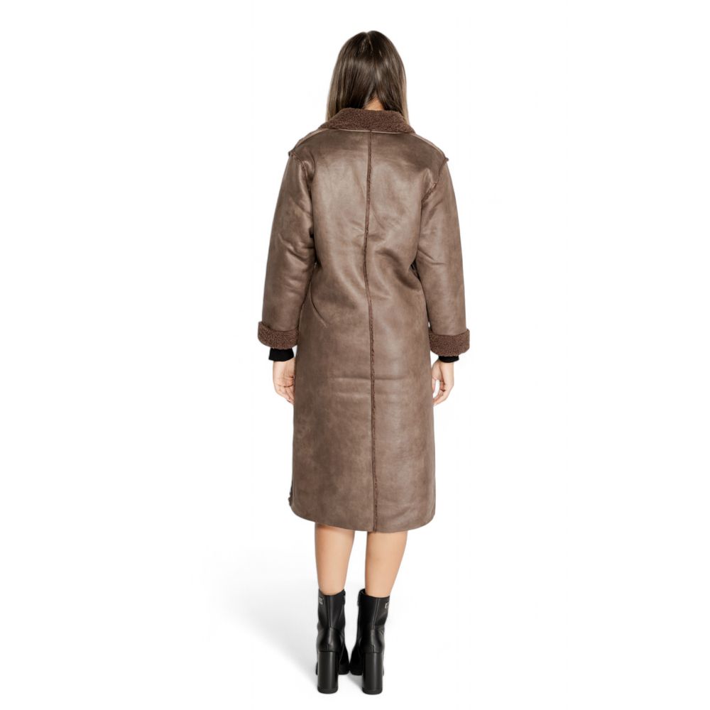 Cleré Brown Polyester Coat