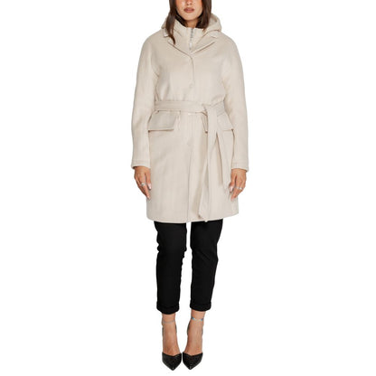 Cleré Beige Polyester Coat