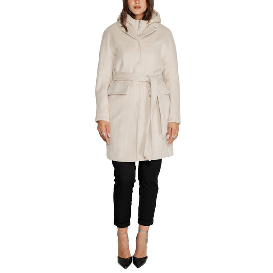 Cleré Beige Polyester Coat