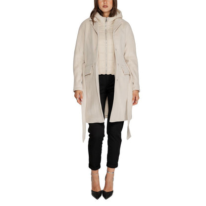 Cleré Beige Polyester Coat