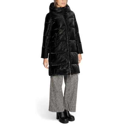 Cleré Black Polyester Jackets & Coat