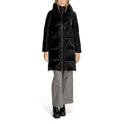 Cleré Black Polyester Jackets & Coat