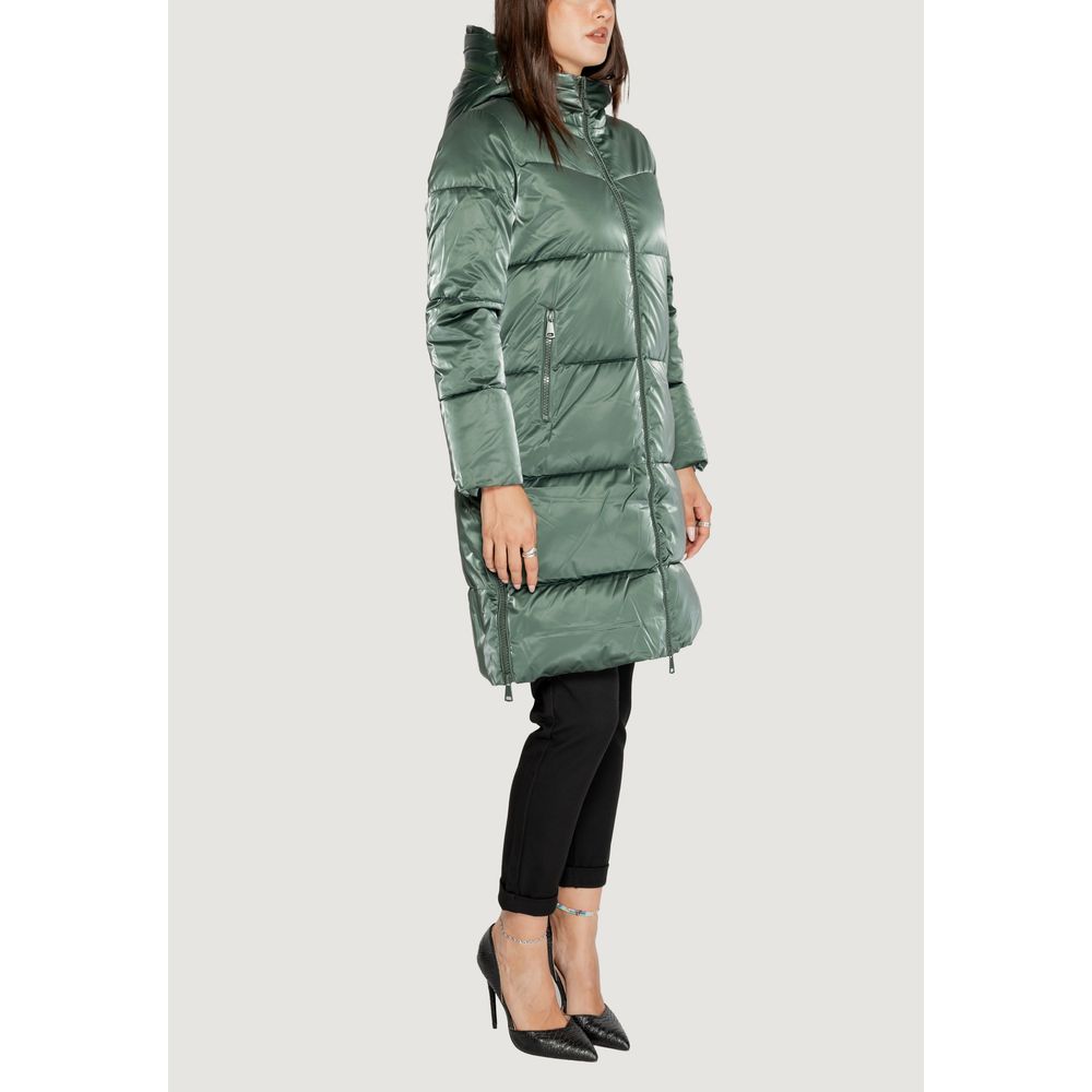 Cleré Green Polyester Jackets & Coat