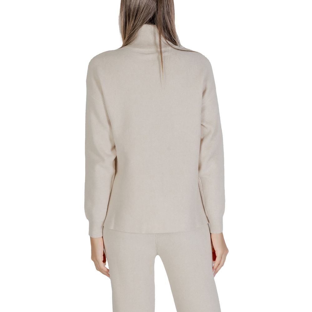 Cleré Beige Viscose Turtleneck