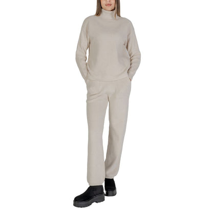 Cleré Beige Viscose Turtleneck