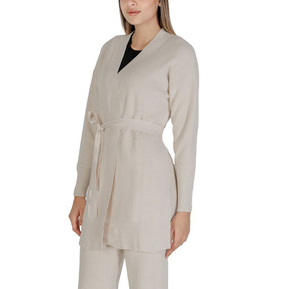Cleré Beige Viscose Cardigan
