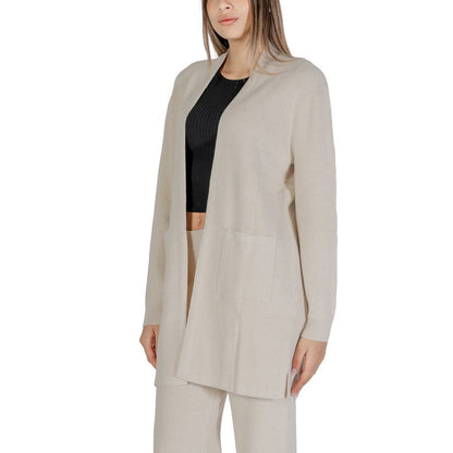 Cleré Beige Viscose Cardigan