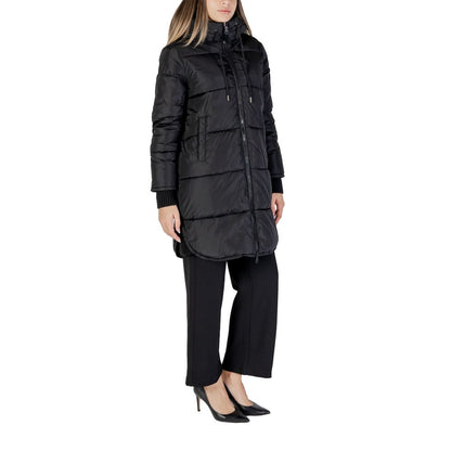 Cleré Black Polyester Jackets & Coat