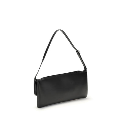 Courrèges Black Calf Leather Bos Taurus Shoulder Bag