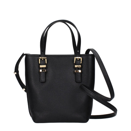 Michael Kors Black Leather Handbags