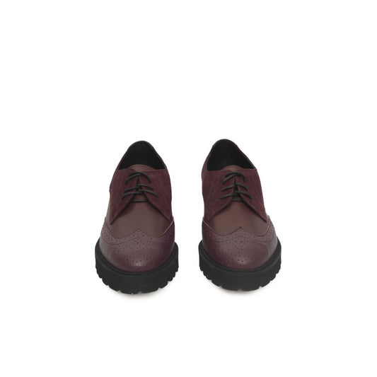 Cerruti 1881 Burgundy Cowhide Women Loafer