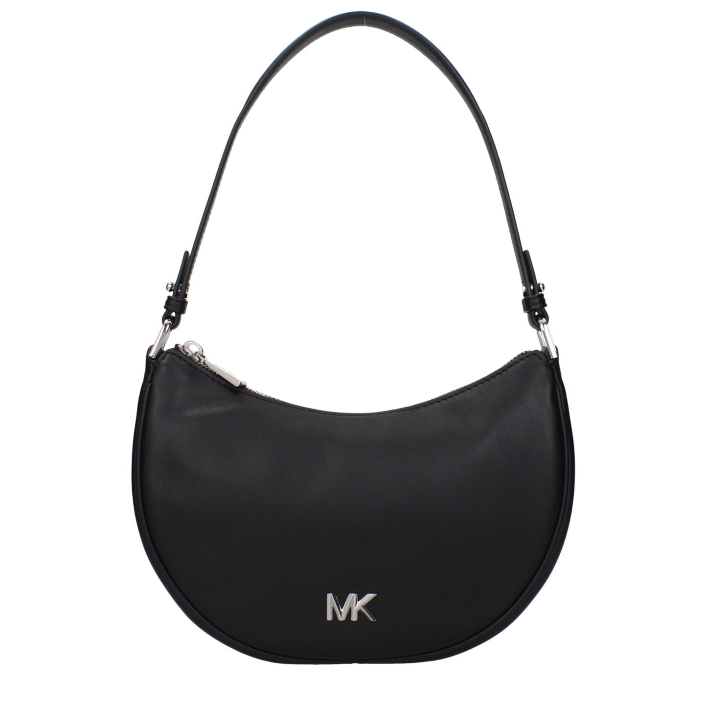 Michael Kors Black Leather Shoulder Bags