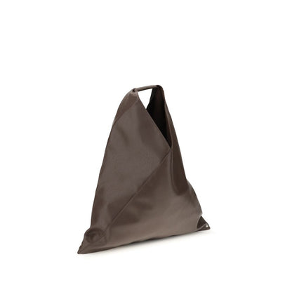 MM6 Brown Polyethylene Handbag