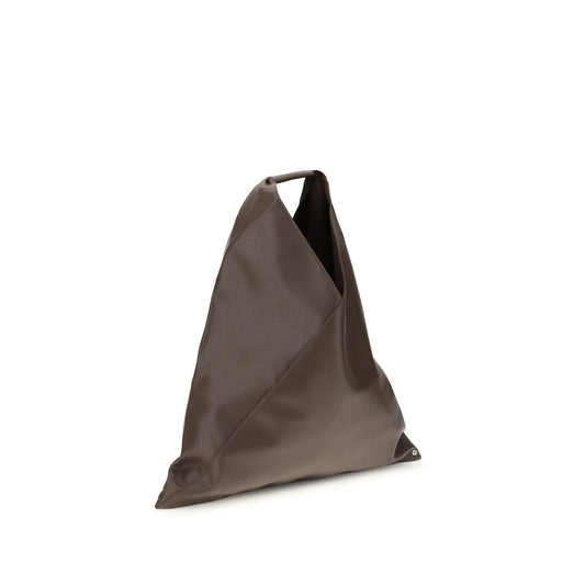MM6 Brown Polyethylene Handbag