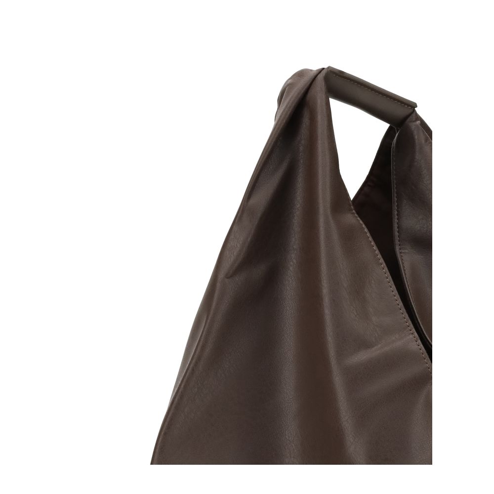 MM6 Brown Polyethylene Handbag