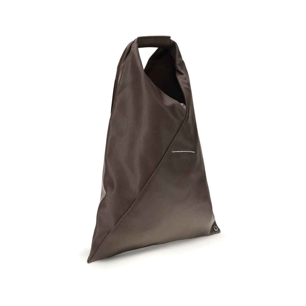 MM6 Brown Polyethylene Handbag