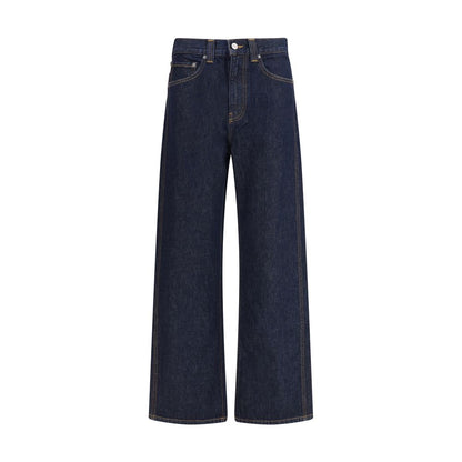 Khaite Bonnie high-waisted wide-leg jeans