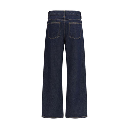 Khaite Bonnie high-waisted wide-leg jeans