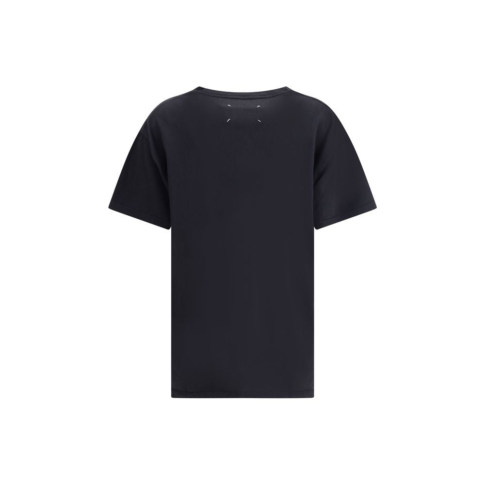 Margiela Black Cotton T-Shirt