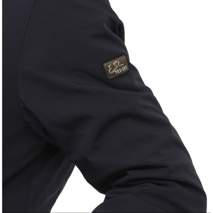 Yes Zee Blue Nylon Jackets & Coat