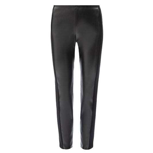 Patrizia Pepe Black Polyethylene Legging