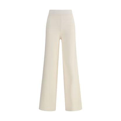 Max Mara Cream Viscose Casual Pants