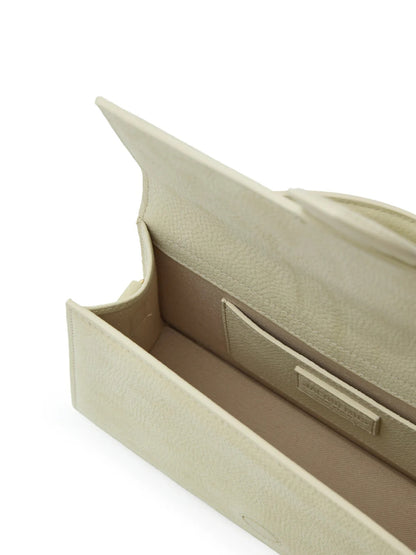 Jacquemus Beige Textured Le Grand Bambino Bag