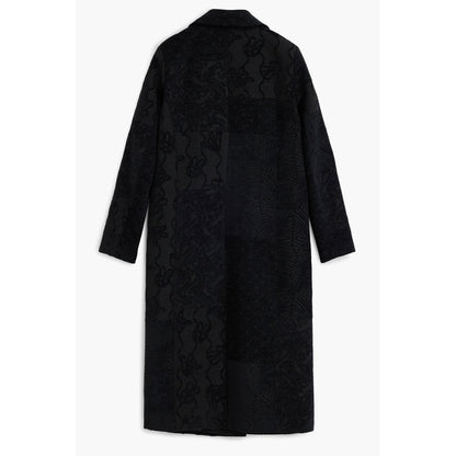 Desigual Black Polyester Women Coat