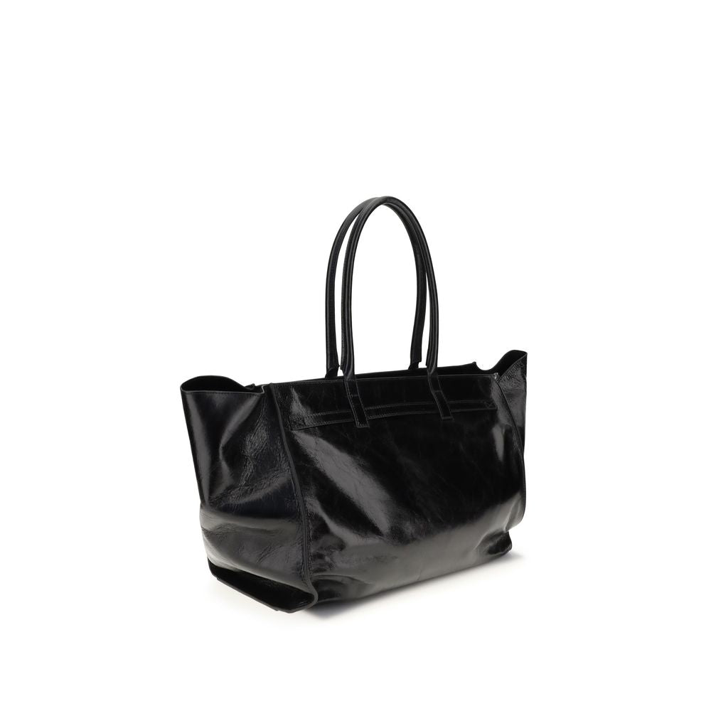 Benedetta Bruzziches Black Calf Leather Bos Taurus Shoulder Bag
