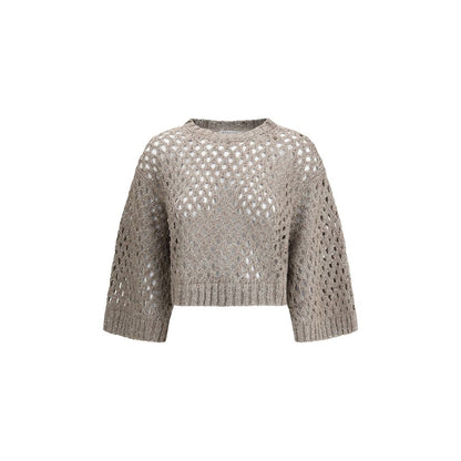 Brunello Cucinelli Dazzling Net Sweater