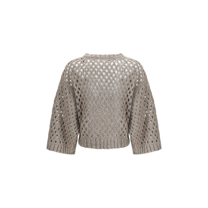 Brunello Cucinelli Dazzling Net Sweater