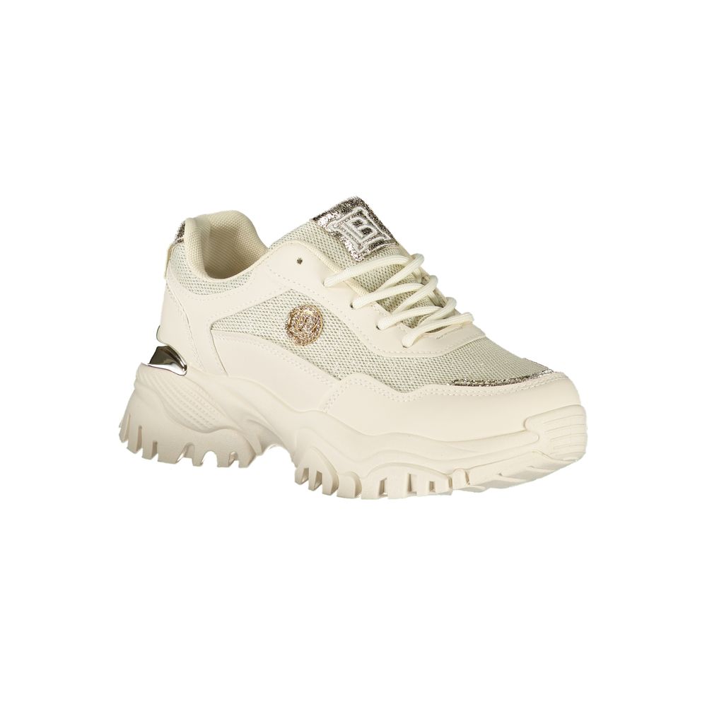 Laura Biagiotti Beige Polyester Women Sneaker