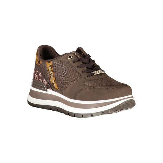 Laura Biagiotti Brown Polyester Women Sneaker