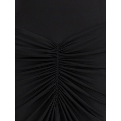 The Andamane Black Polyester Casual Dress