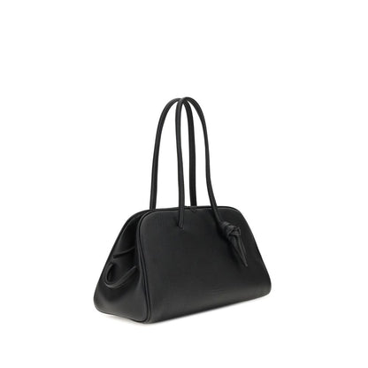 Jacquemus Black Calf Leather Bos Taurus Handbag