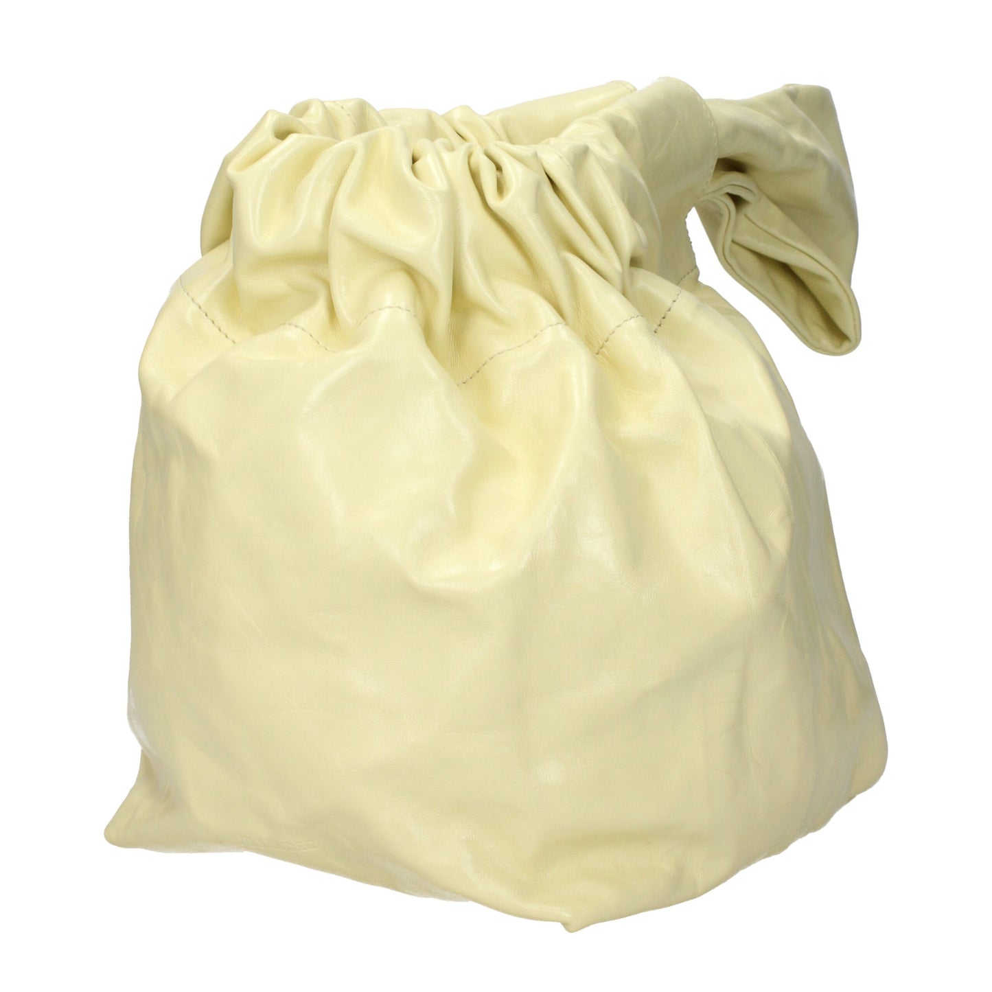 Jil Sander Yellow Leather Handbag