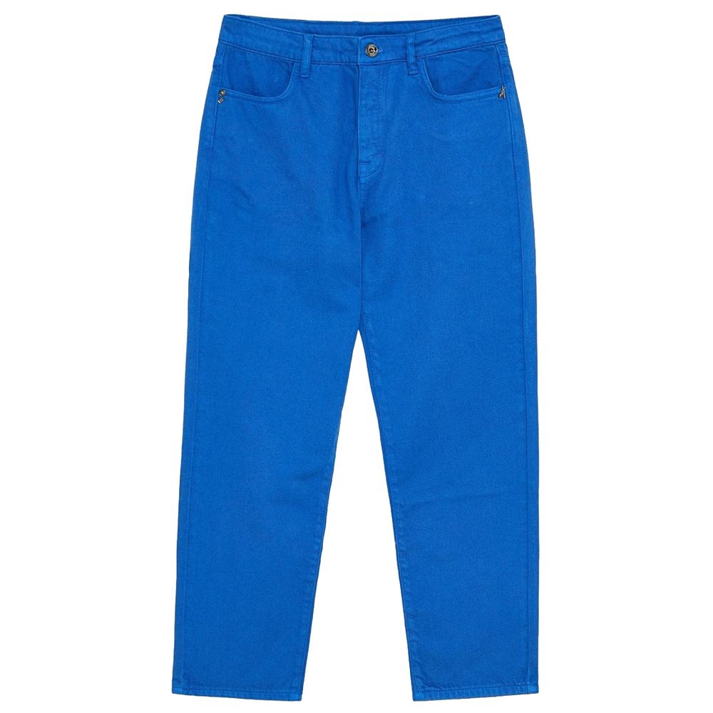 Patrizia Pepe Blue Cotton Pant