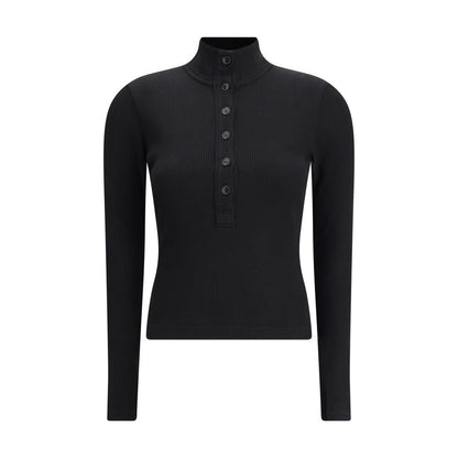 Citizens of Humanity Black Cotton Longsleeve Shirt