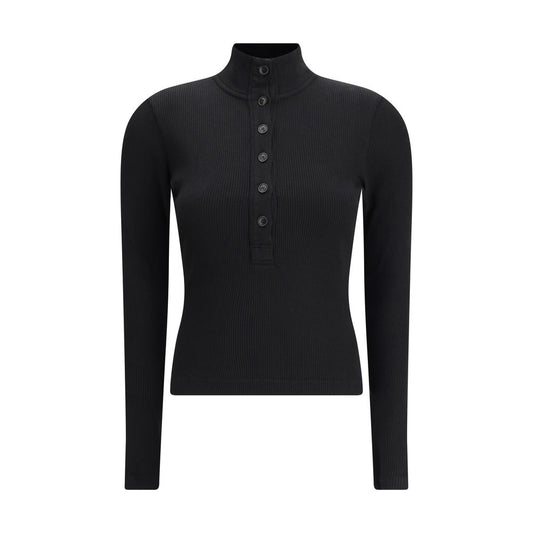 Citizens of Humanity Black Cotton Longsleeve Shirt