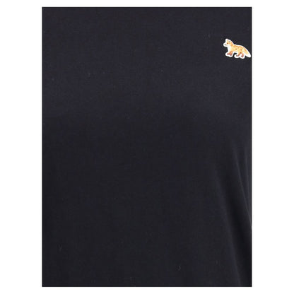 Maison Kitsuné Black Cotton T-Shirt