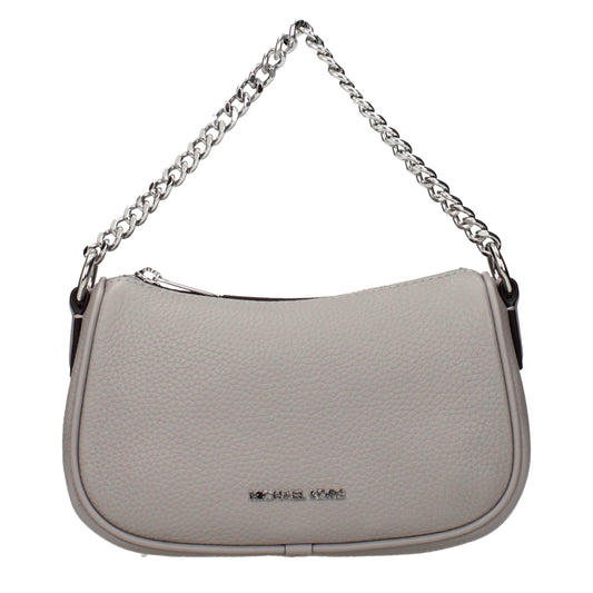 Michael Kors Gray Leather Handbag