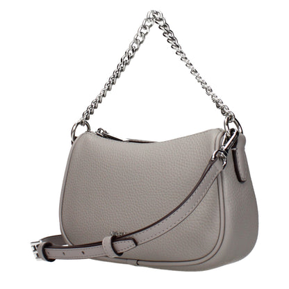 Michael Kors Gray Leather Handbag