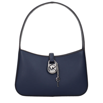 Michael Kors Blue Leather Handbag