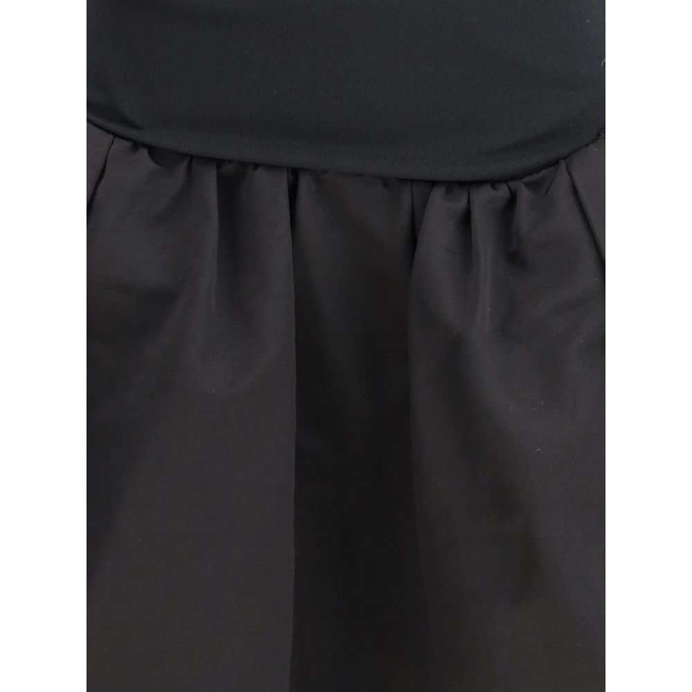 Magda Butrym High-neck puff skirt Mini Dress